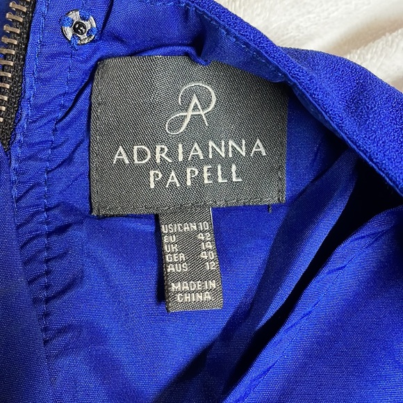 Royal blue sleeveless dress - Picture 3 of 4